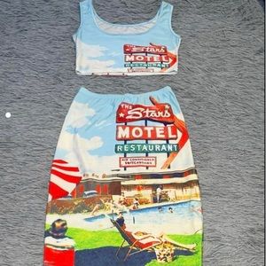 Stars Motel Restaurant 2 Piece Outfit